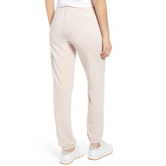 WILDFOX Mellow Stripe Easy Sweatpants, Quartz Pink - Picture 2 of 3